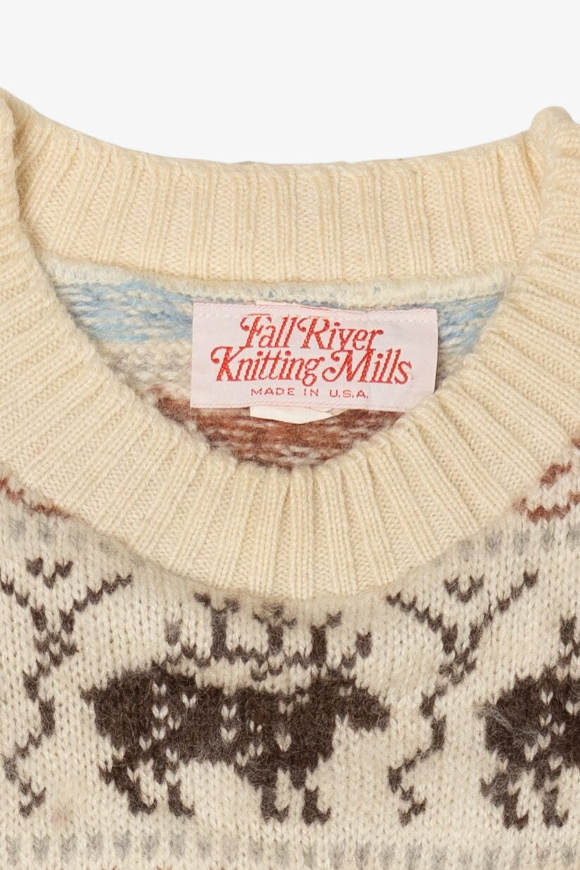 Vintage Fall River Knitting Mills Fair Isle Sweater (1990s)