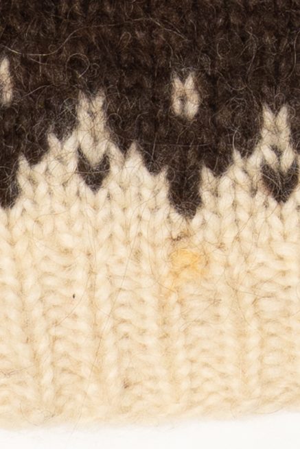 Vintage Dark Brown Fair Isle Sweater (1990s)