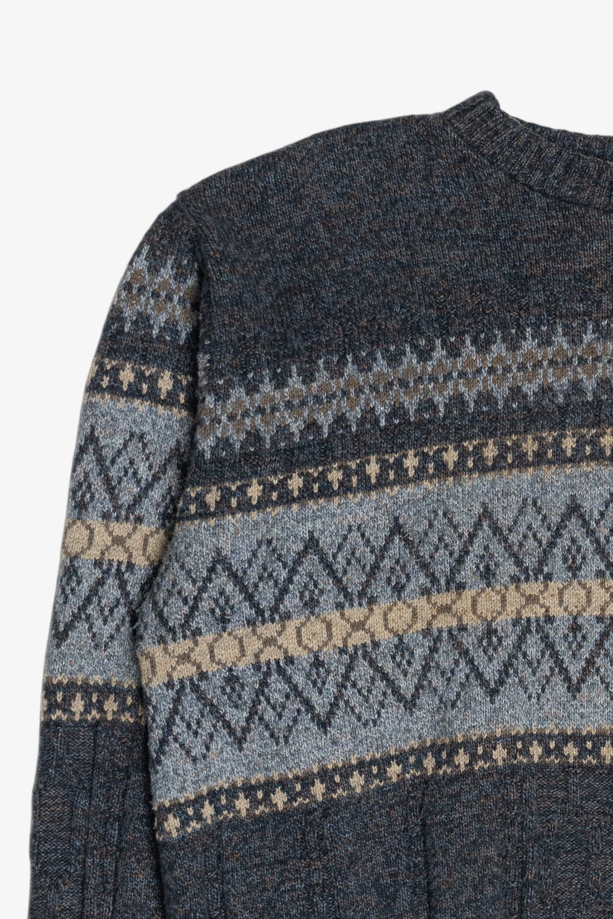 Vintage Bill Blass Fair Isle Sweater (1990s)