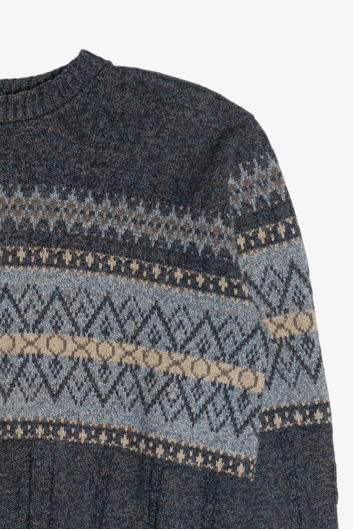 Vintage Bill Blass Fair Isle Sweater (1990s)