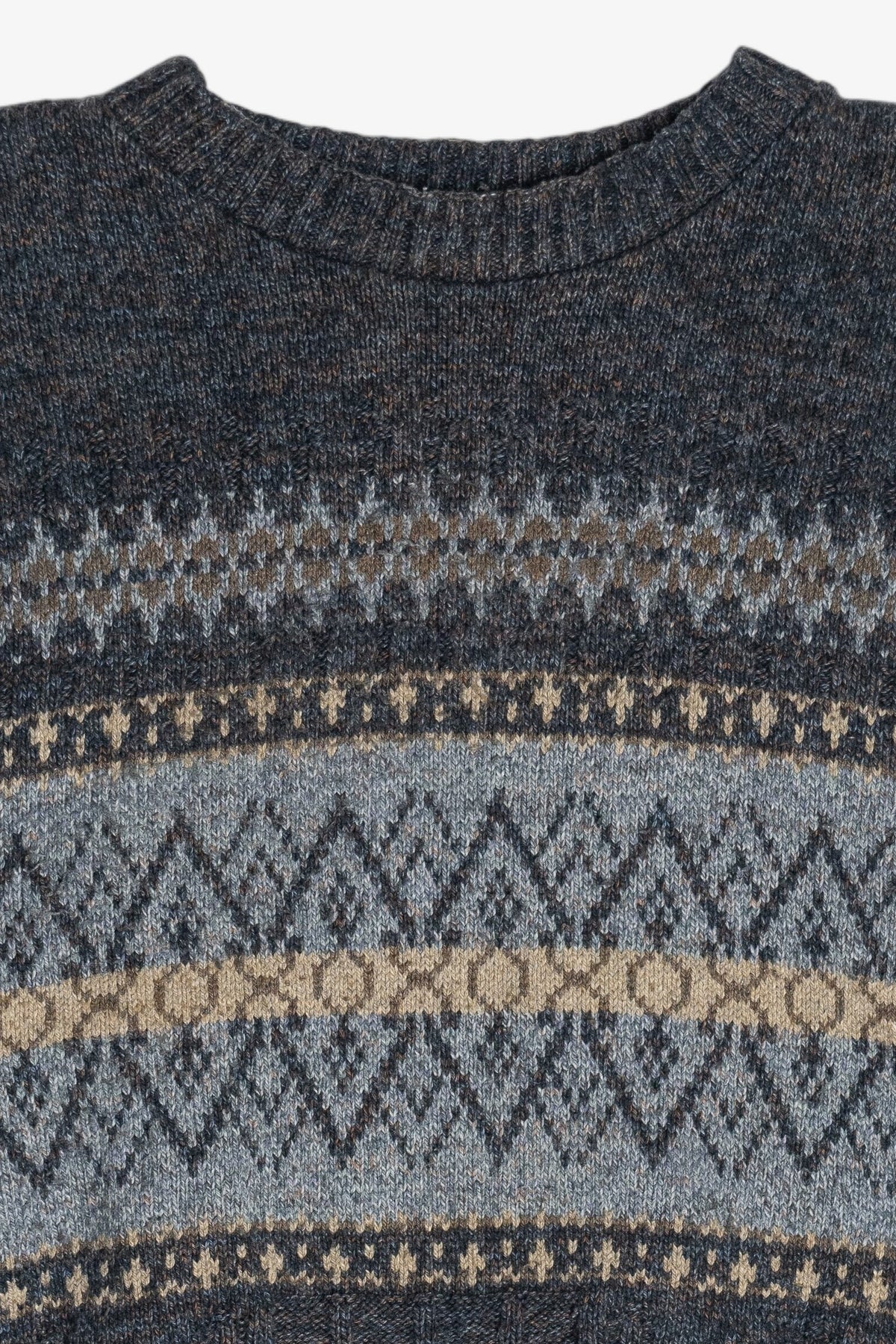 Vintage Bill Blass Fair Isle Sweater (1990s)