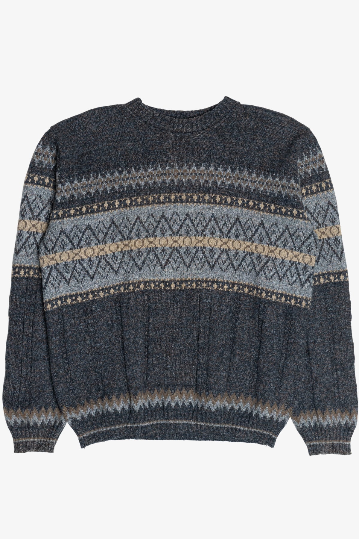 Vintage Bill Blass Fair Isle Sweater (1990s)