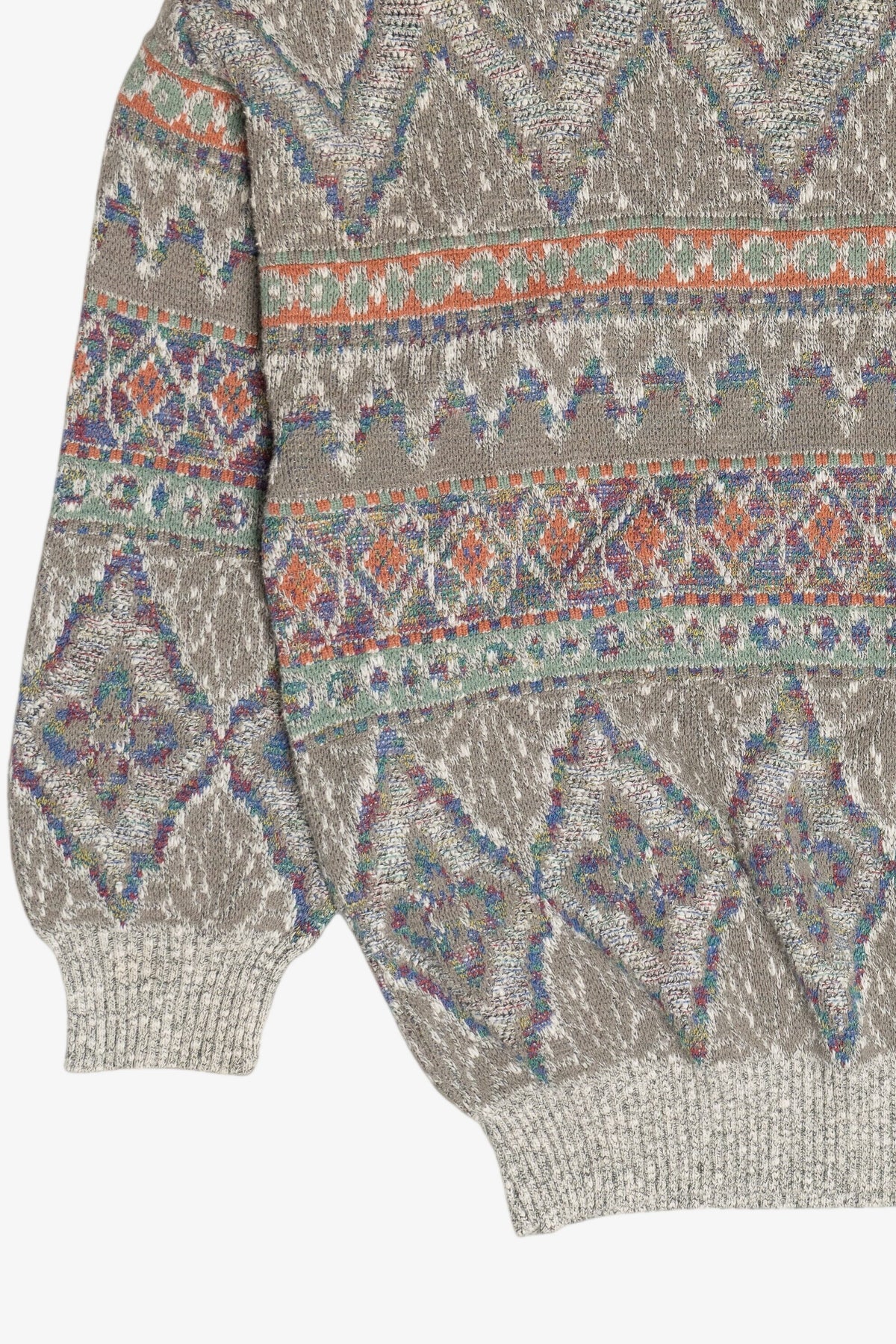 Vintage Pastel Fair Isle Sweater (1980s)
