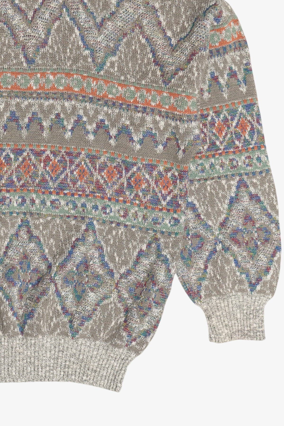 Vintage Pastel Fair Isle Sweater (1980s)