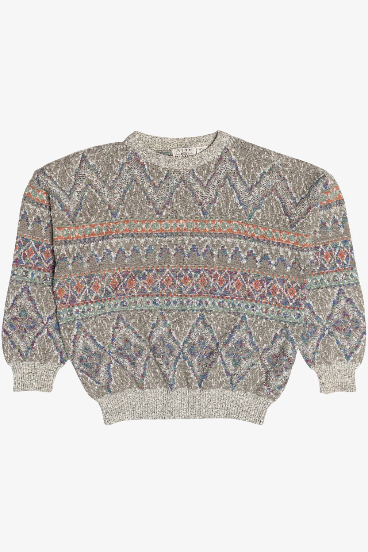 Vintage Pastel Fair Isle Sweater (1980s)