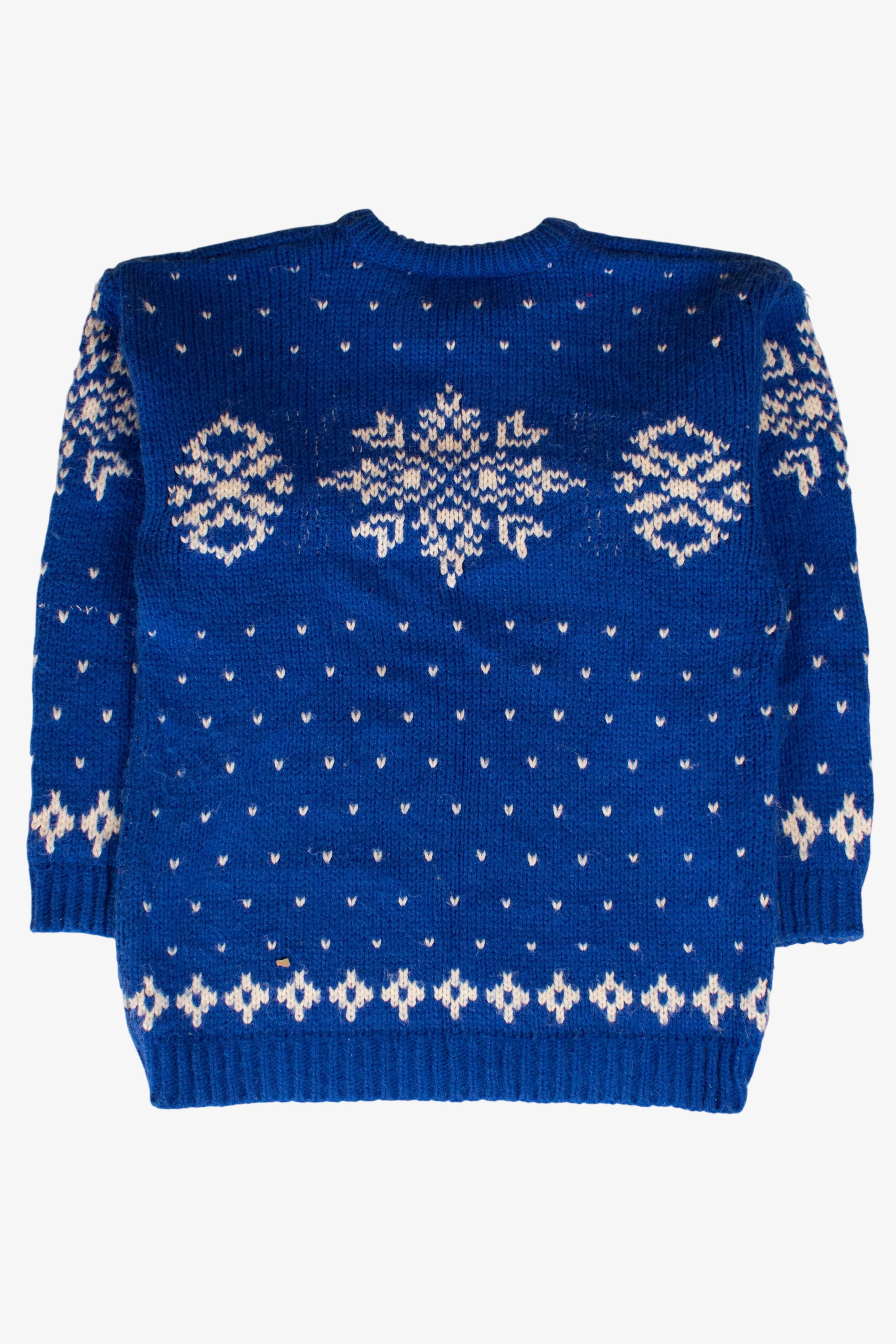 Vintage Blue Snowflakes Sweater (1980s)