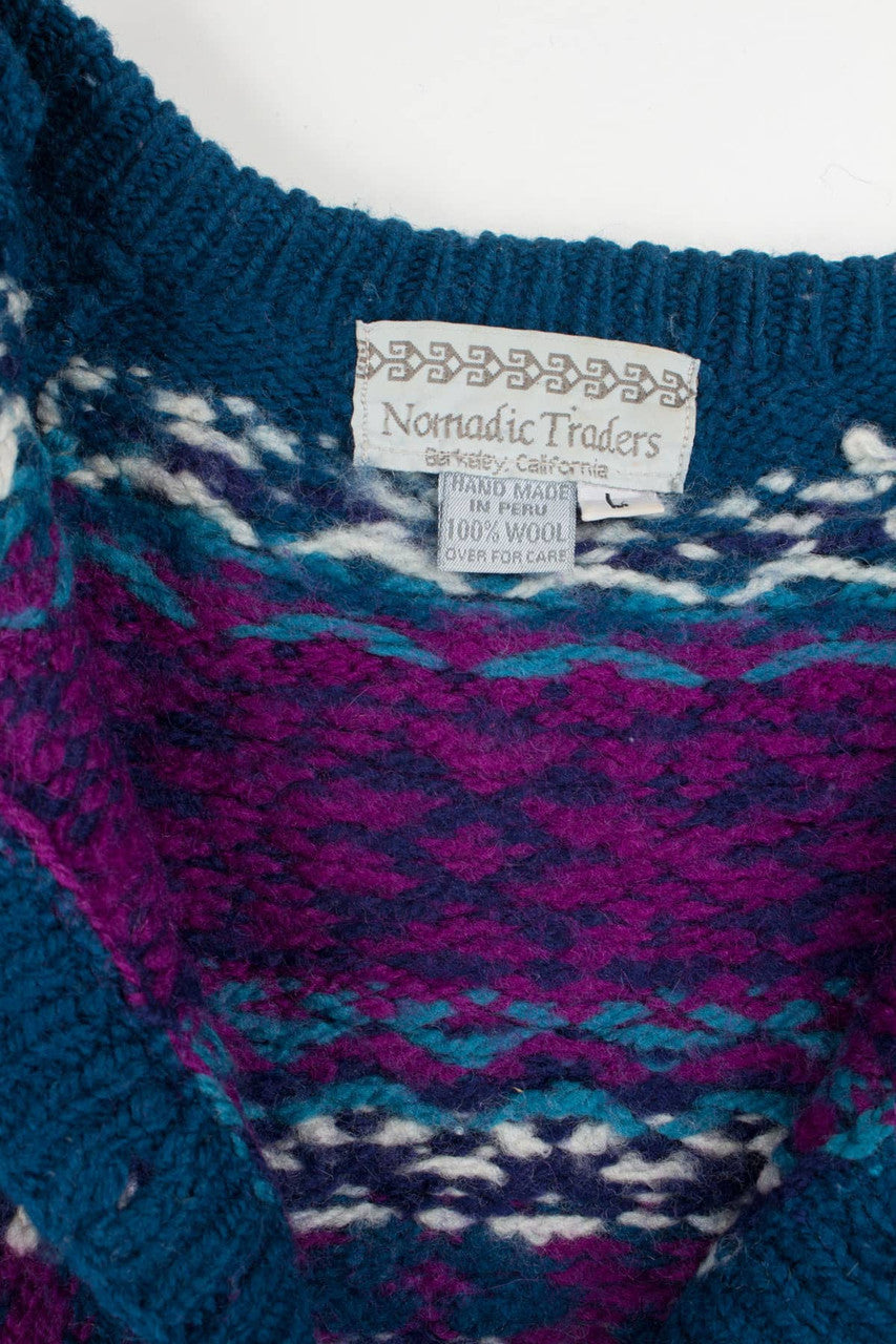 Vintage Nomadic Traders Fair Isle Sweater