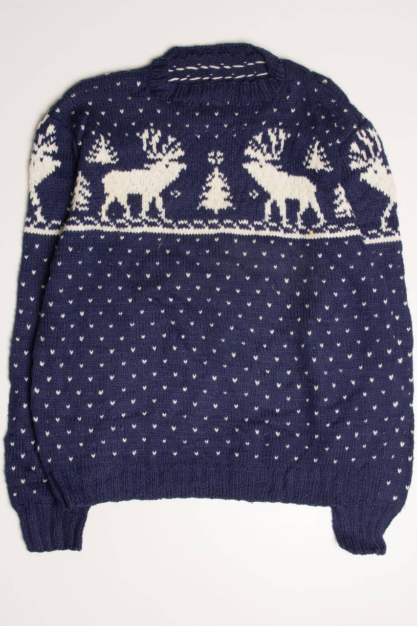 Vintage Elk Fair Isle Sweater 803