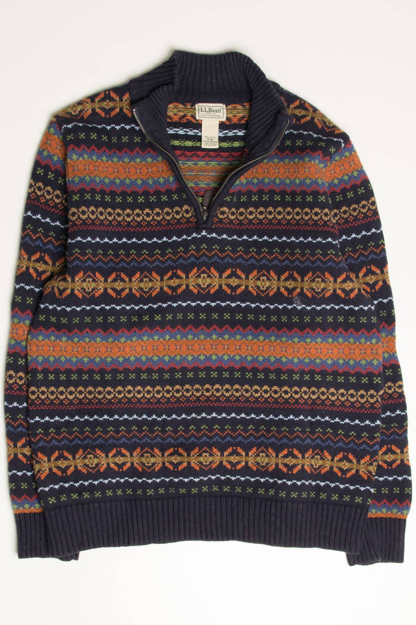 L.L. Bean Fair Isle Sweater 812