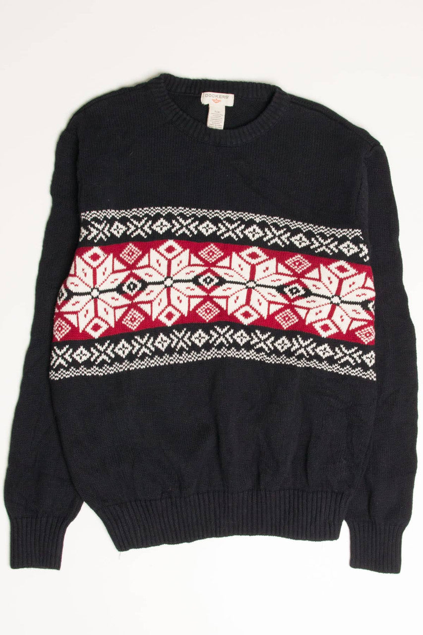 Black Dockers Fair Isle Sweater 817