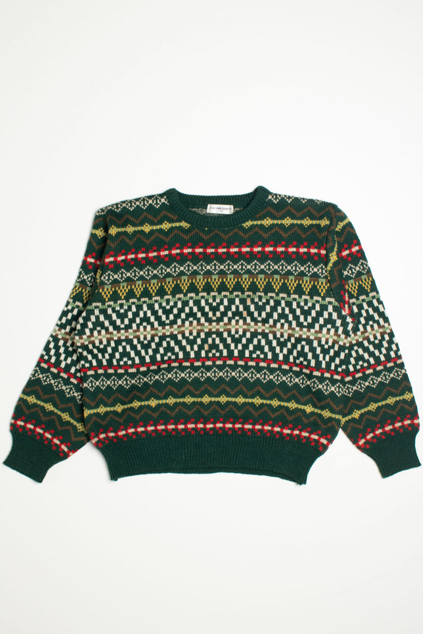 Vintage Crown Banby Fair Isle Sweater