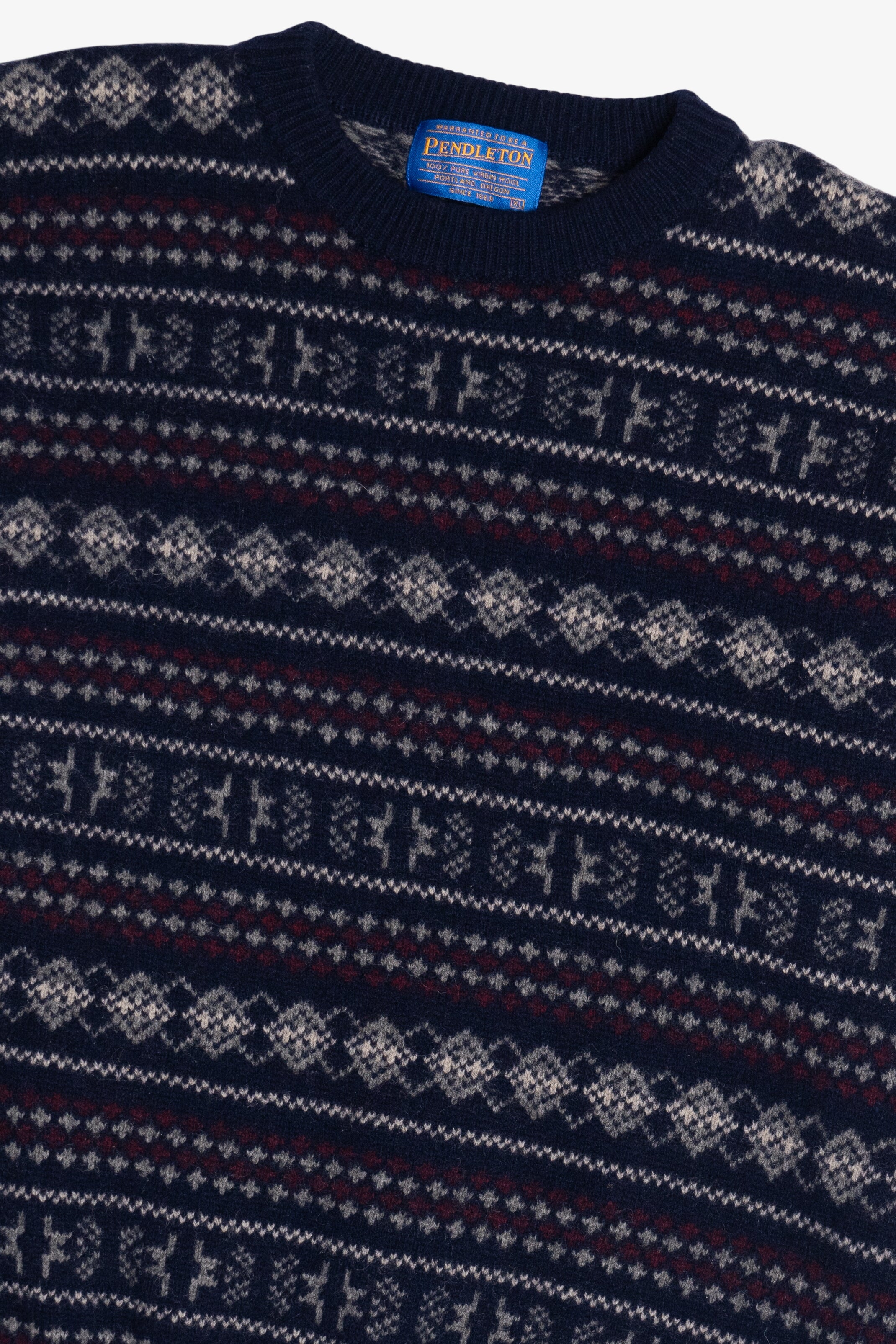 Vintage Pendleton Wool Fair Isle Sweater (1990s)