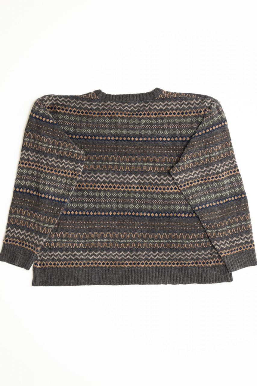 Geoffrey Beene Fair Isle Sweater