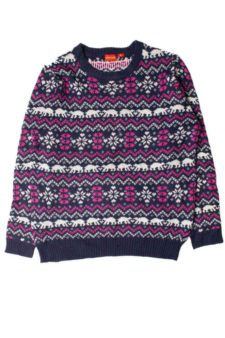 Blue Bear Fair Isle Sweater