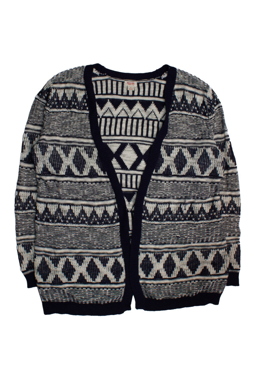 Vintage Mossimo Fair Isle Cardigan Sweater (2000s)