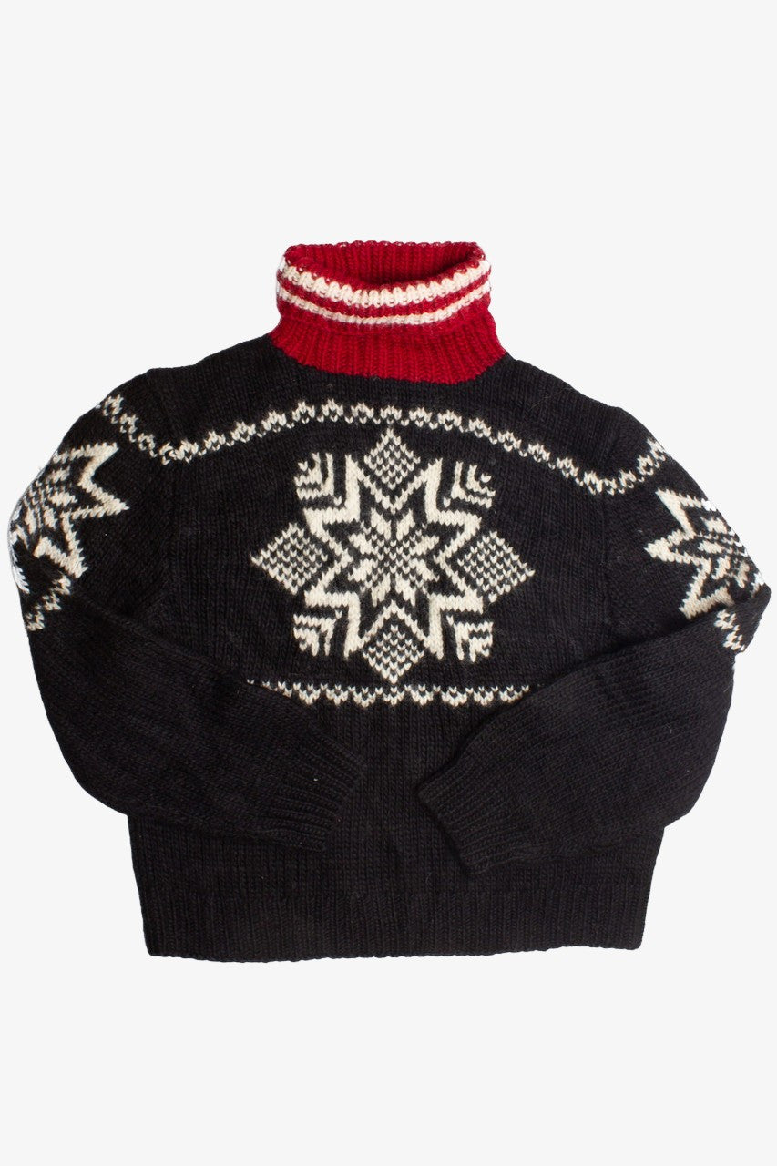 Vintage The J. Peterman Company Fair Isle Sweater 989