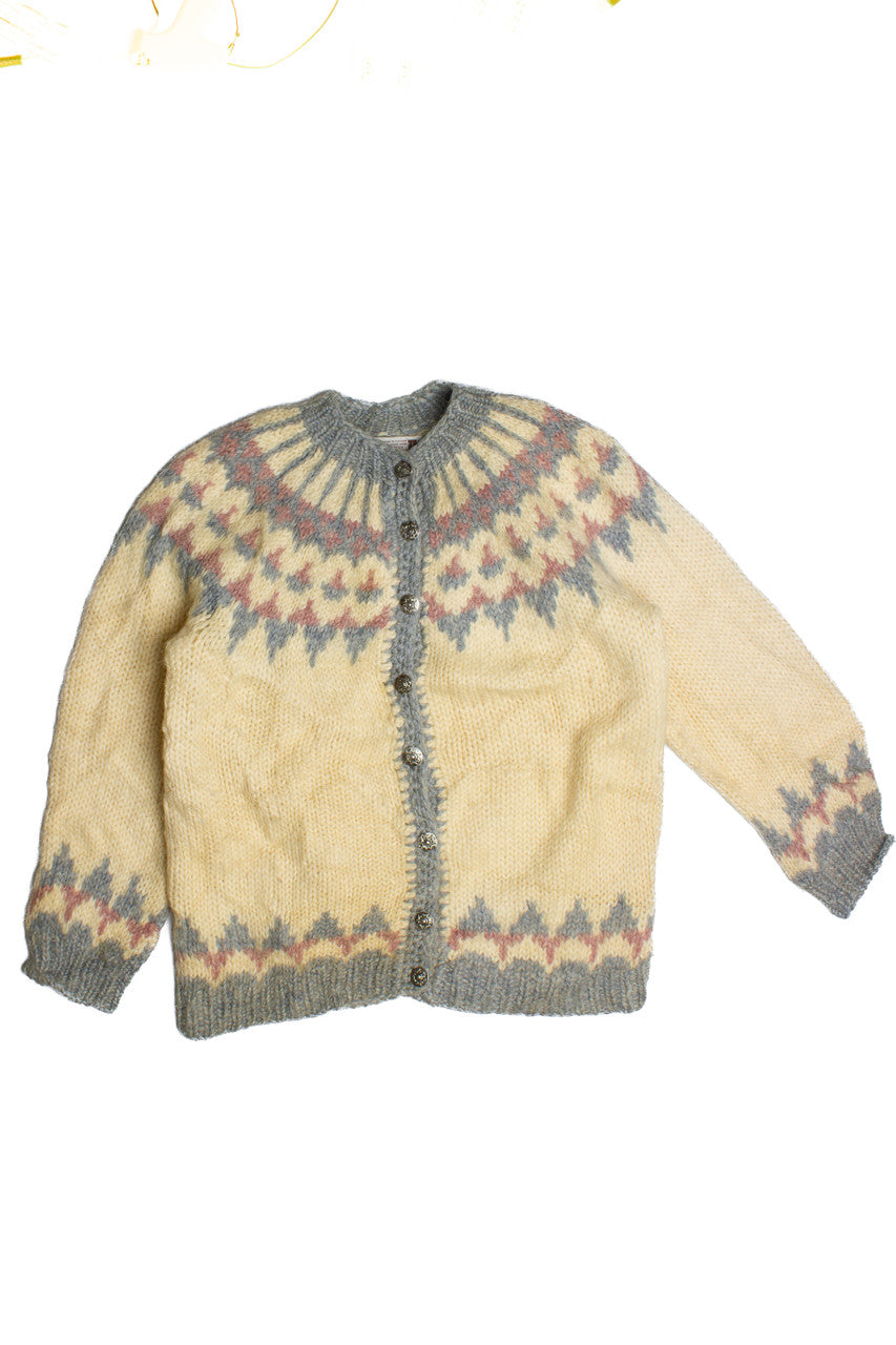 Vintage Iceland Sweaters Fair Isle Sweater 994