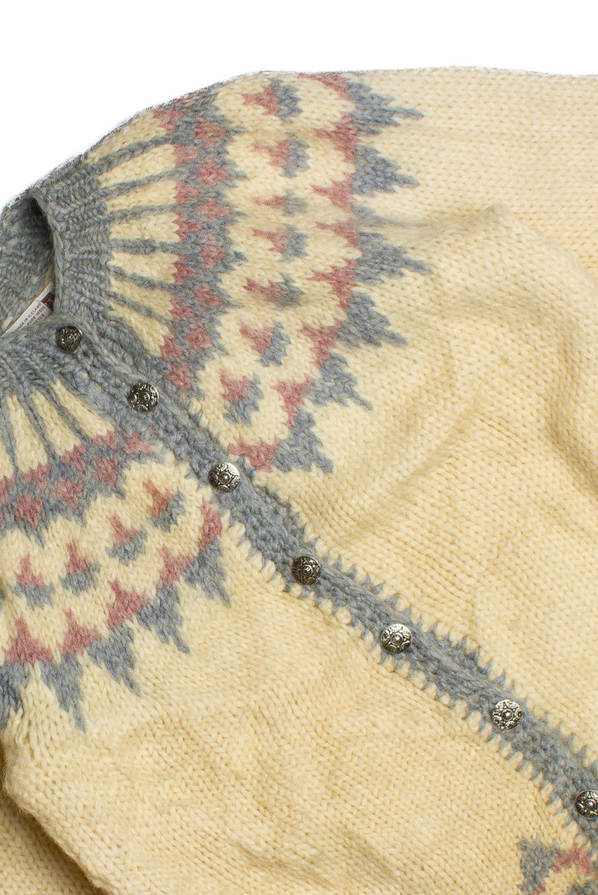 Vintage Iceland Sweaters Fair Isle Sweater 994