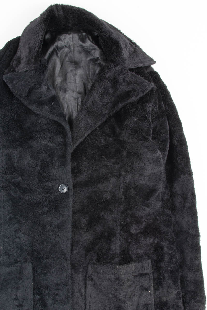 Reversible Black Fur Coat 1