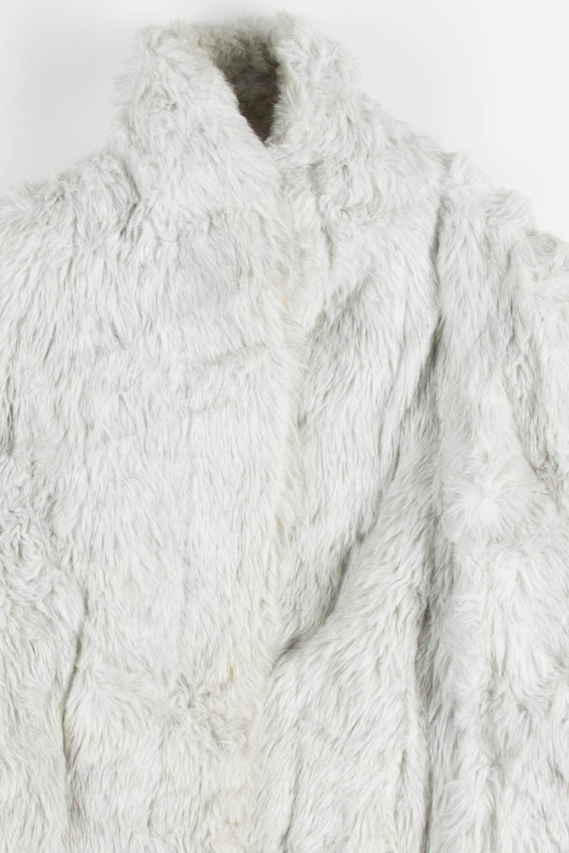 White Vintage Fur Coat