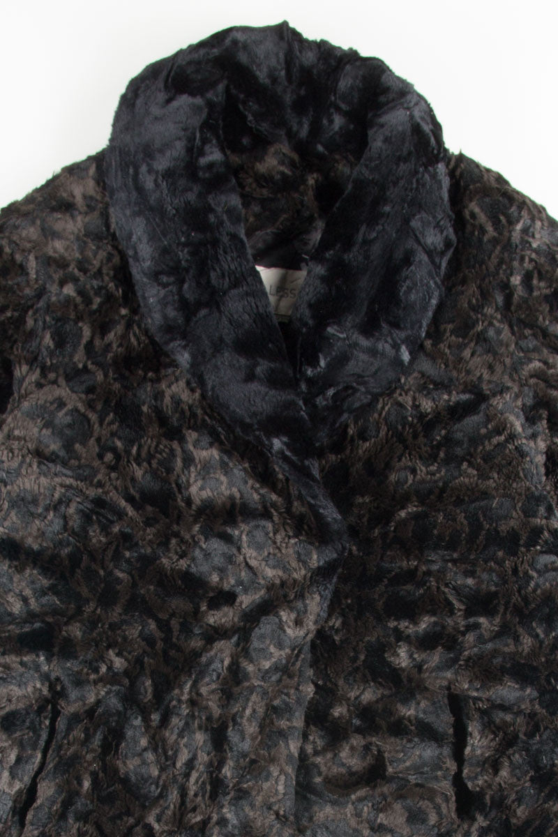 Dark Leopard Fur Coat