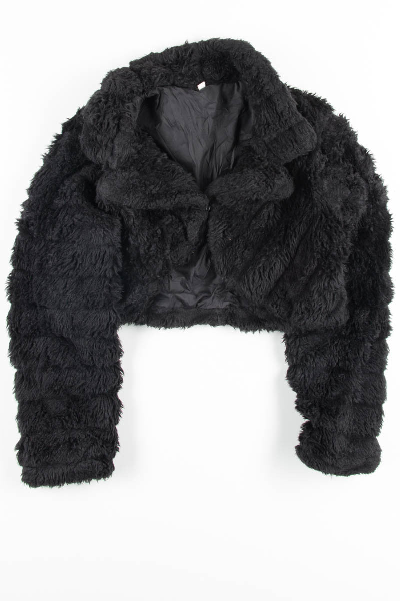 Black Fur Shrug 1