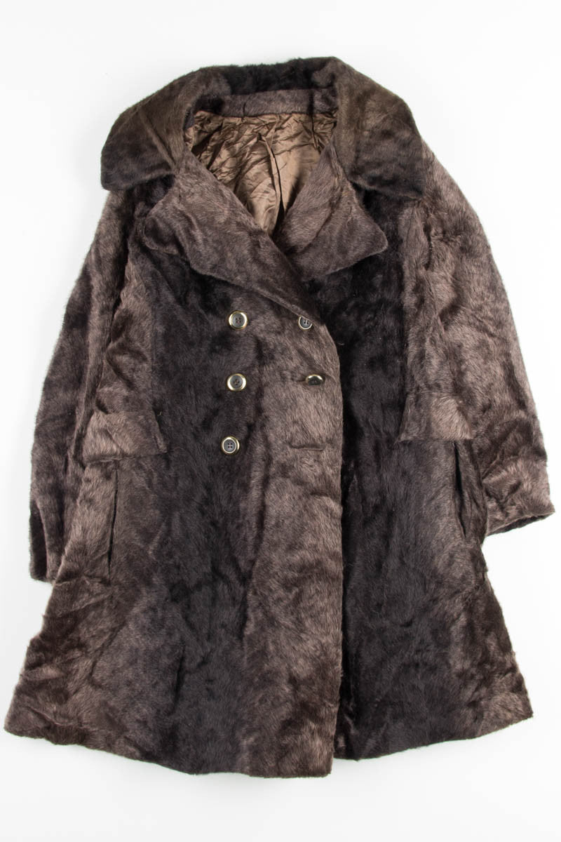 Brown Vintage Fur Coat 3