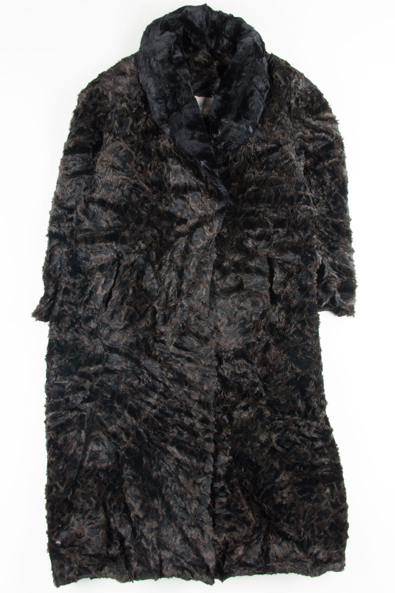 Dark Leopard Fur Coat