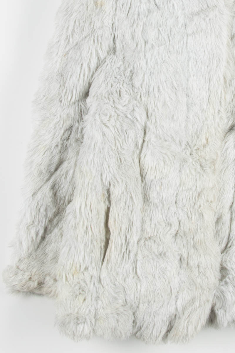 White Vintage Fur Coat