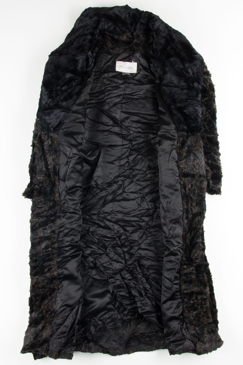 Dark Leopard Fur Coat
