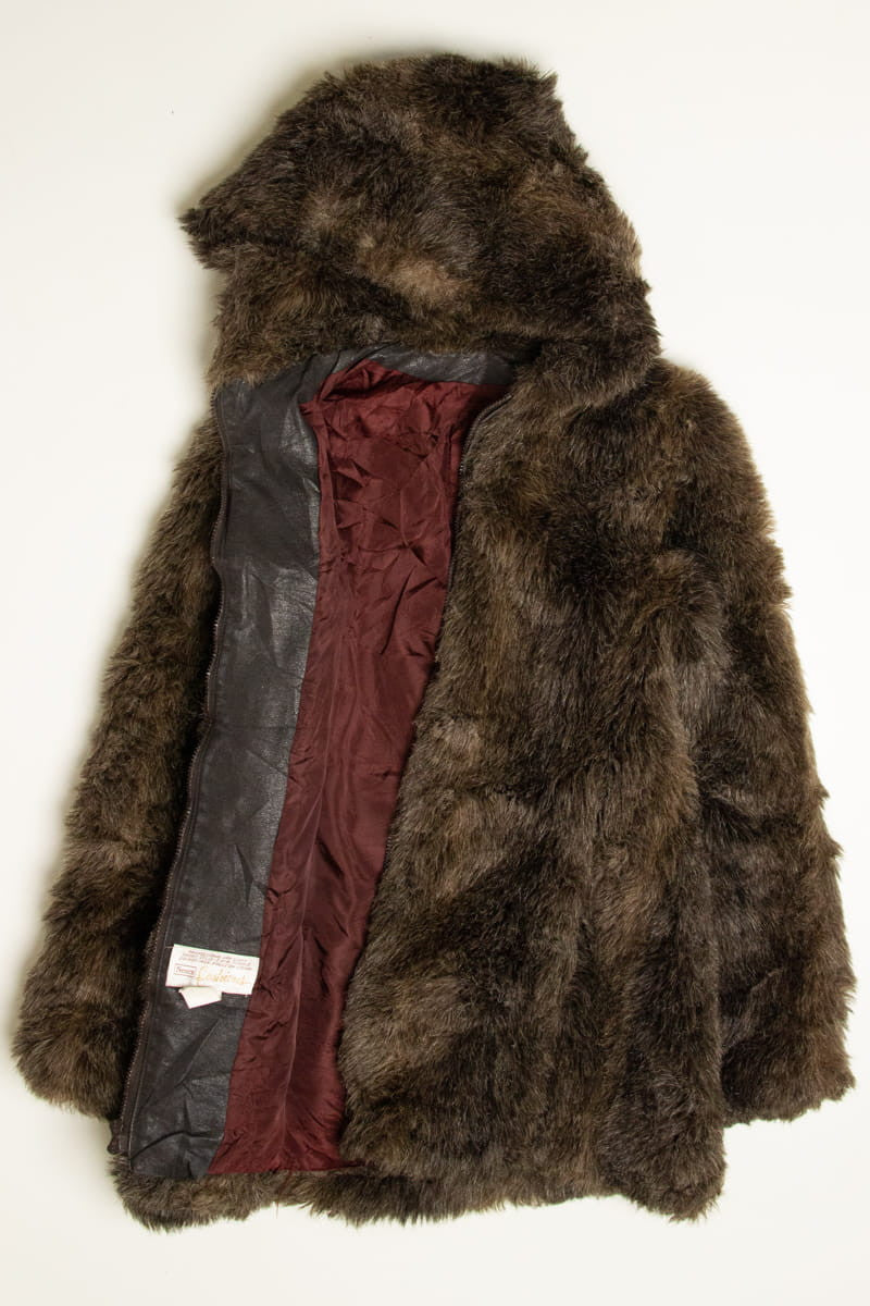 Vintage Sears Bear Faux Fur Coat