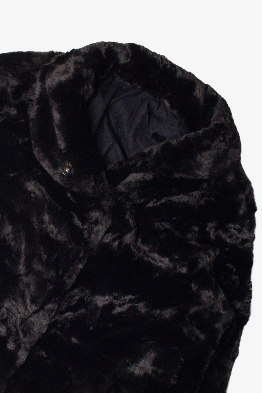 Black Faux Fur Coat 6