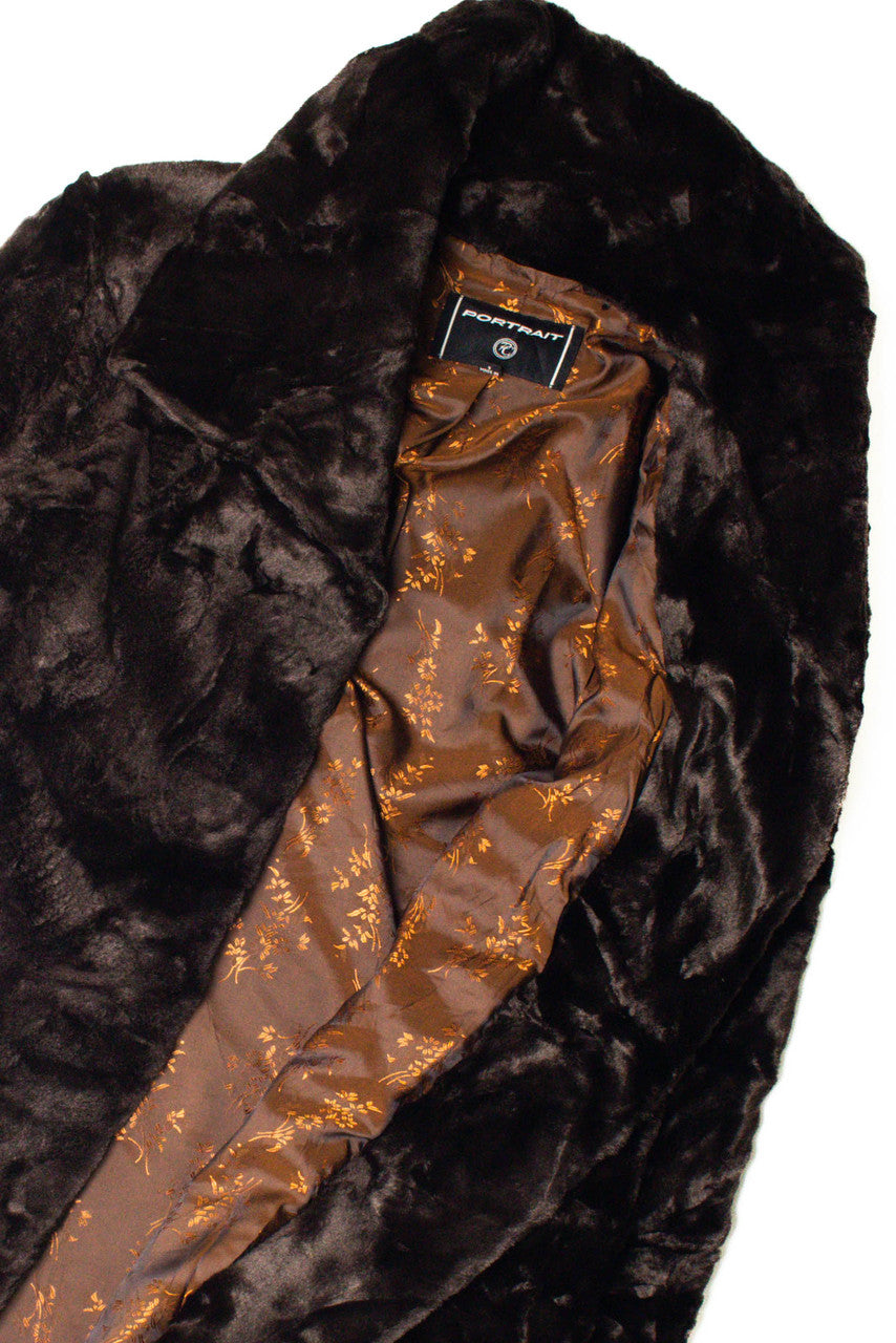 Brown Faux Fur Coat 2