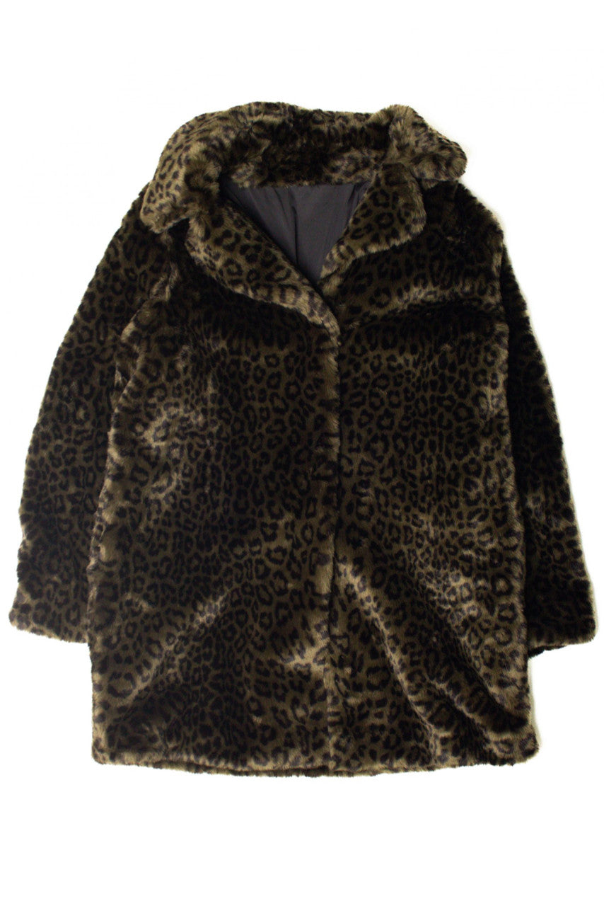 Brown Faux Fur Coat 6