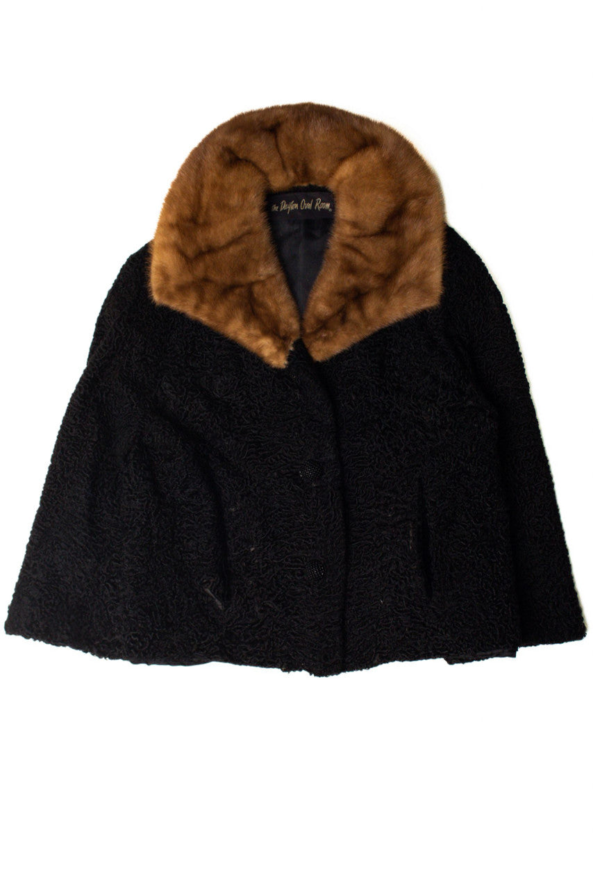 Vintage The Dayton Oval Room Fur Coat (1950s)