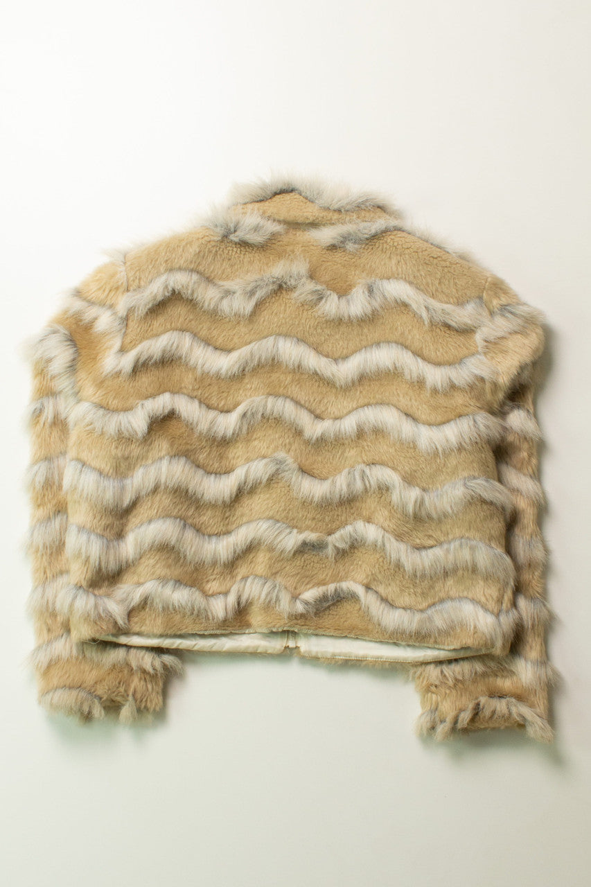 Vintage Painted Pony Faux Fur Coat (1990s)