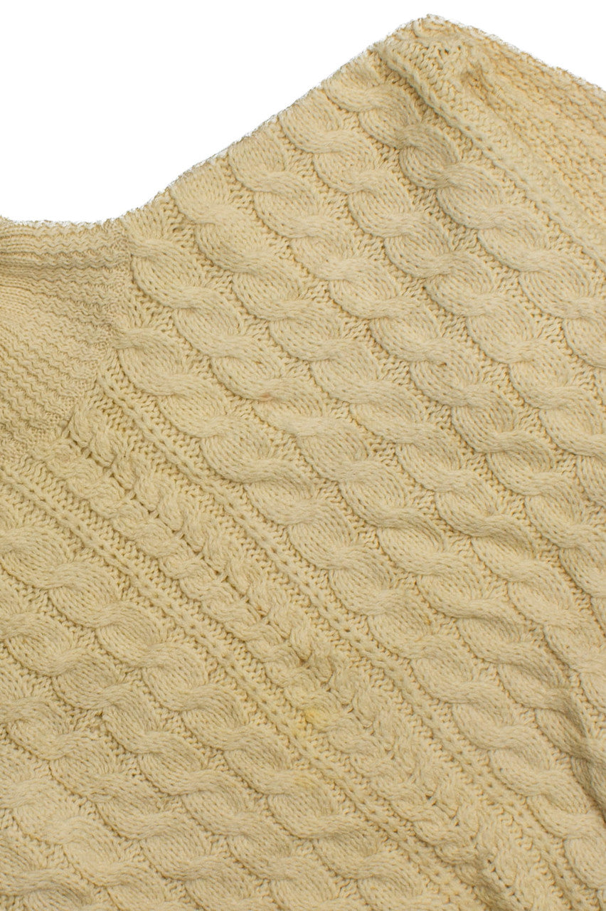 Vintage Cottage Knit Wear Vintage Fisherman Sweater 1049