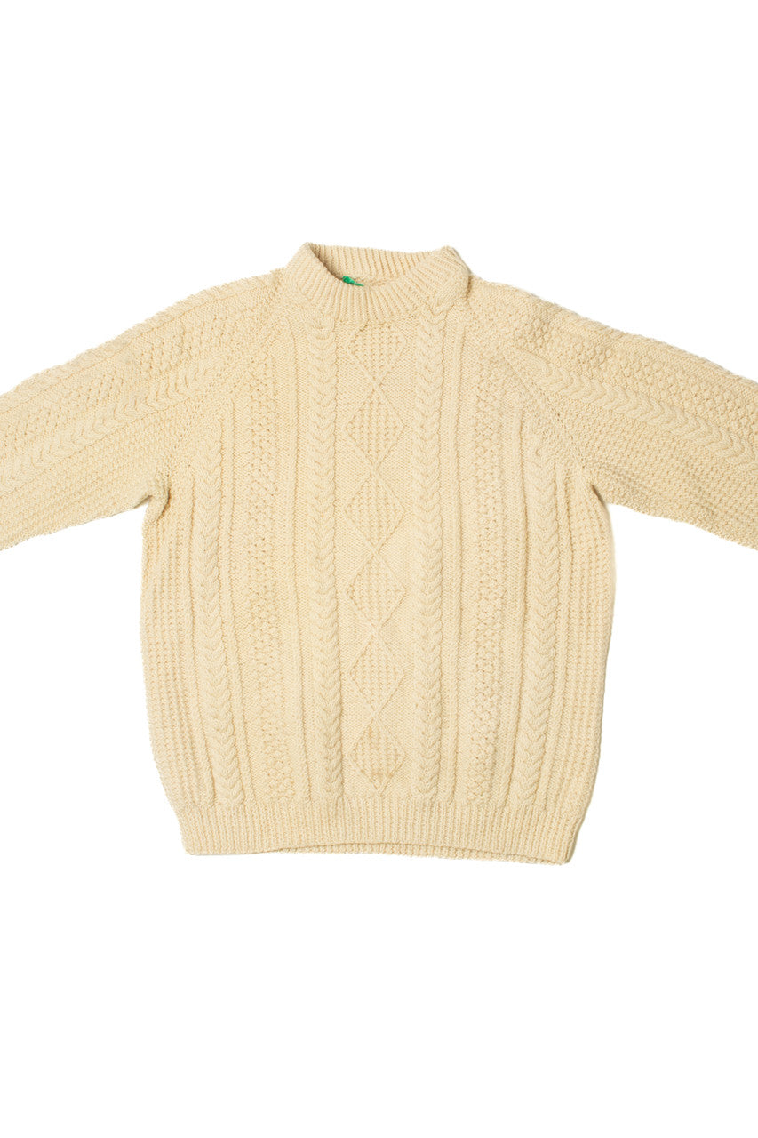 Vintage Hand Made Mary Smith Fisherman Sweater