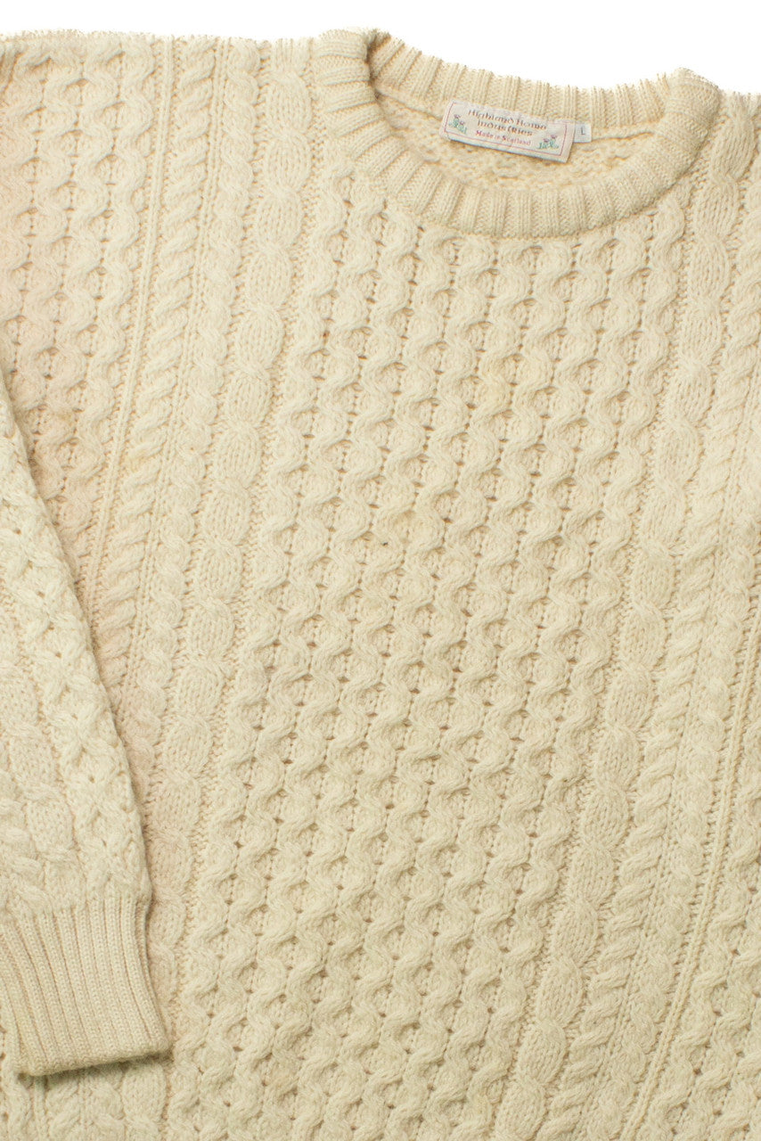 Vintage Highland Home Scottish Fisherman Sweater (1990s)
