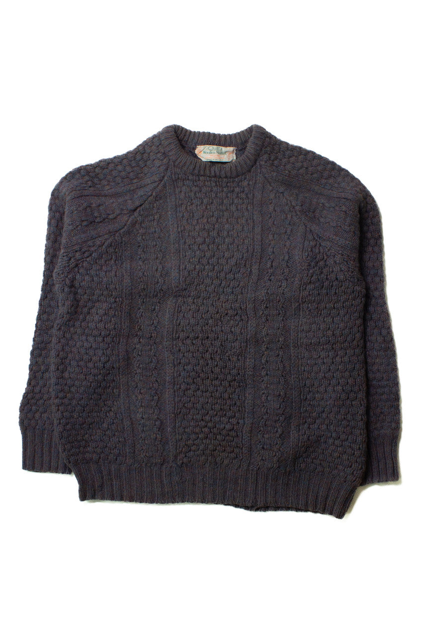 Vintage Quill's Woollen Market Fisherman Sweater 1175
