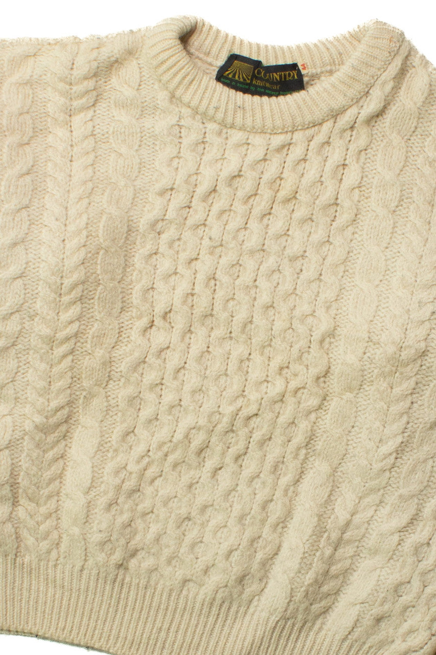 Vintage Country Knitwear Fisherman Sweater 1177