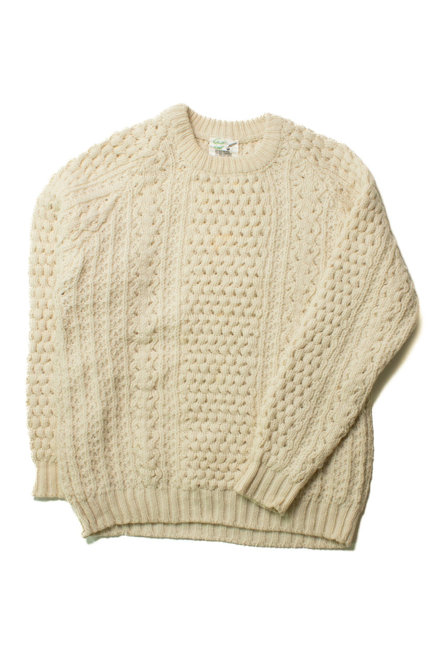 Vintage Quill Knit Fisherman Sweater 1182