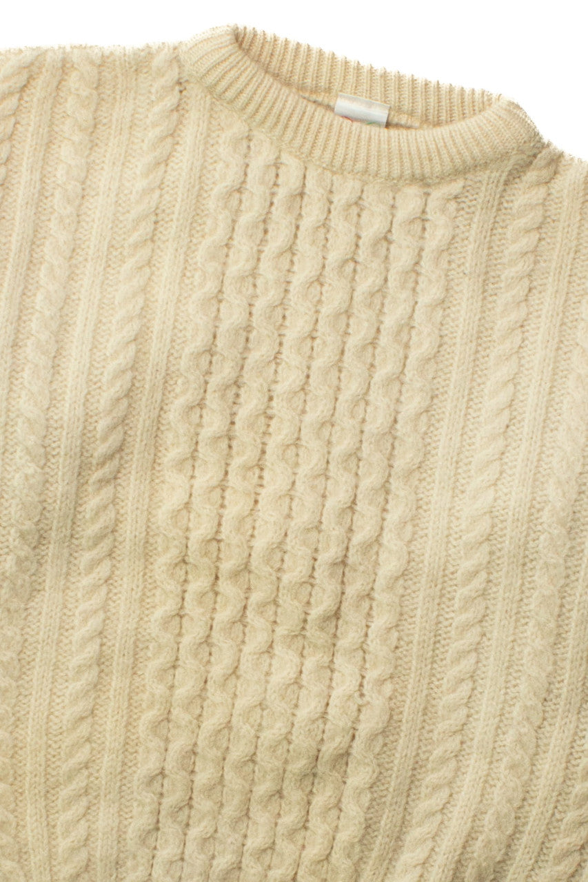Vintage Aran Fisherman Sweater 1185