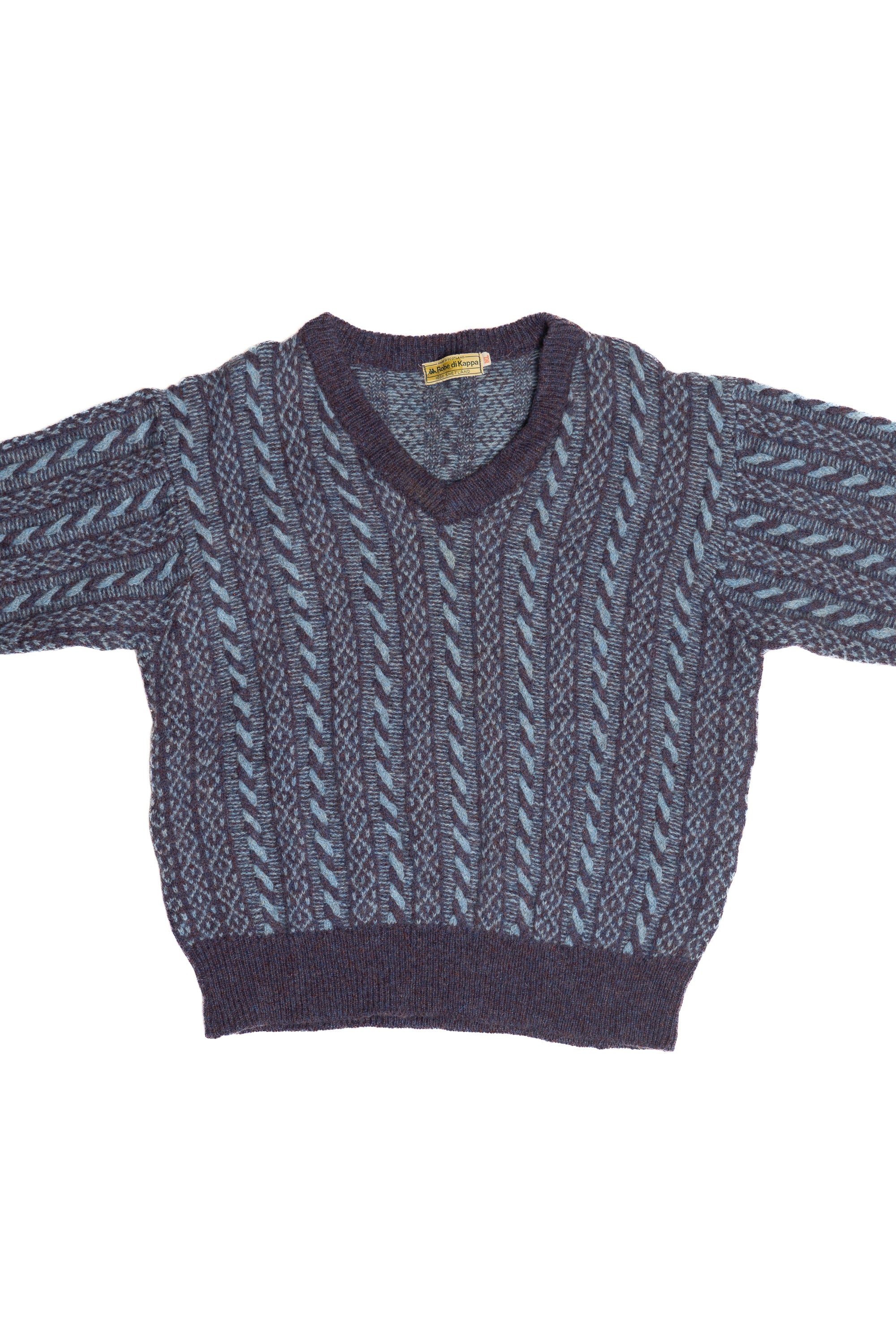 Vintage Robe di Kappa Cable Knit Fisherman Sweater (1990s)