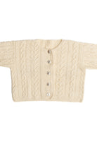 Vintage Fisherman Cable Knit Cardigan Sweater (1990s)