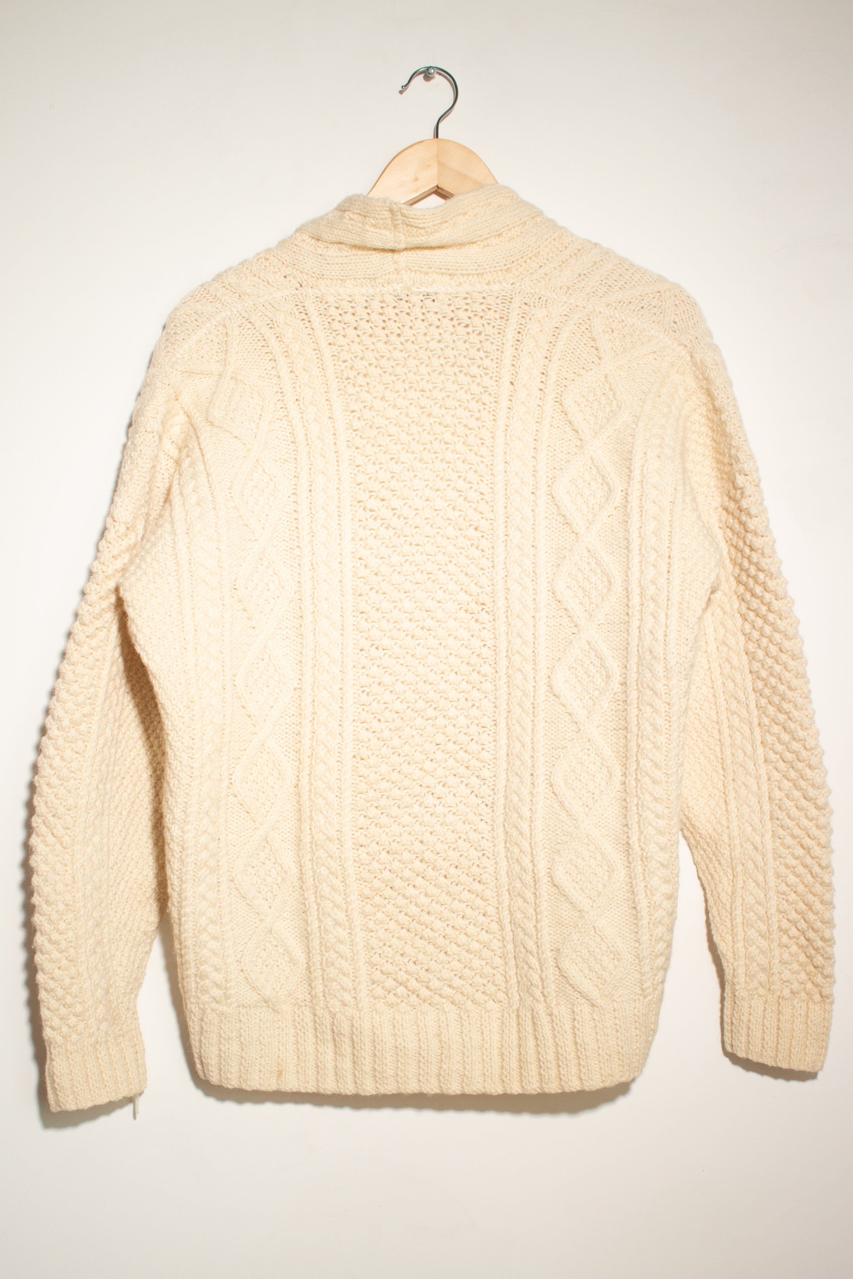 Vintage Homemade Fisherman Cardigan (1980s)