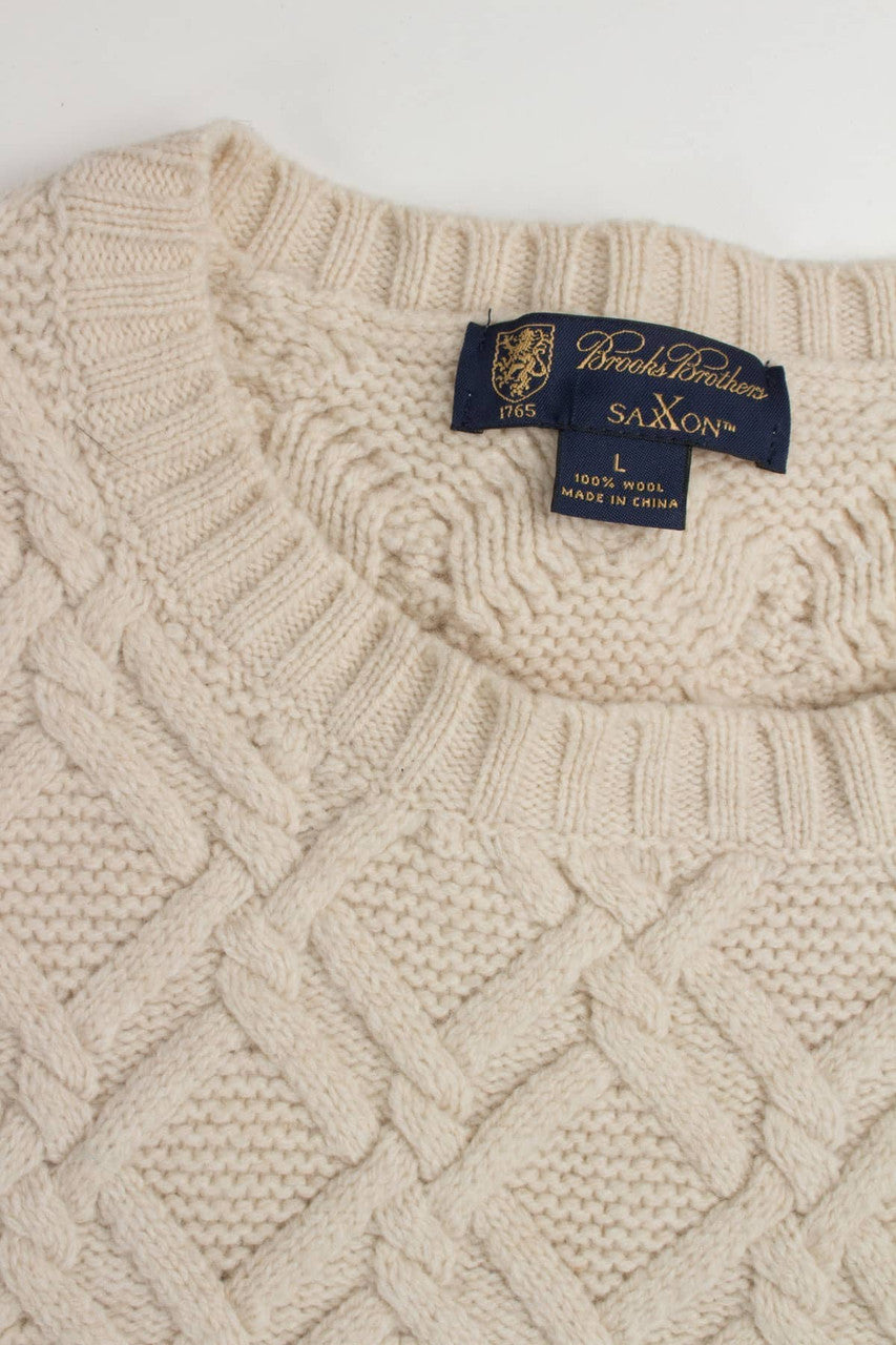 Brooks Brothers Fisherman Sweater 648