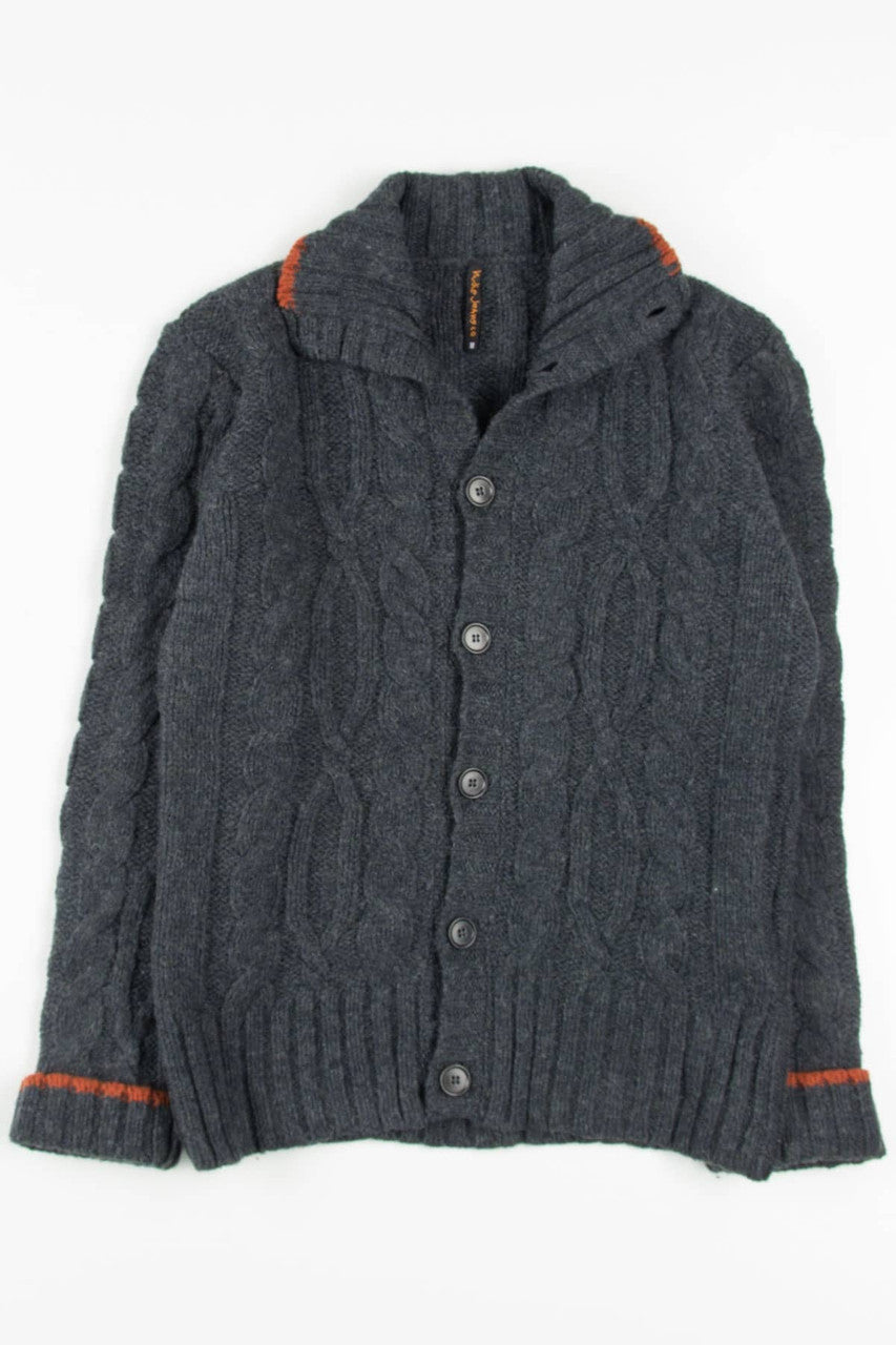 Charcoal Nudie Jeans Co. Fisherman Cardigan 767