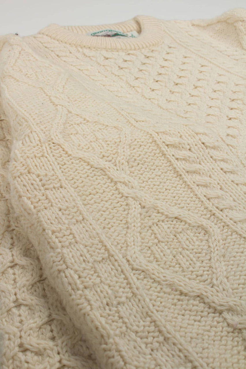 Vintage Aran Crafts Fisherman Sweater 784