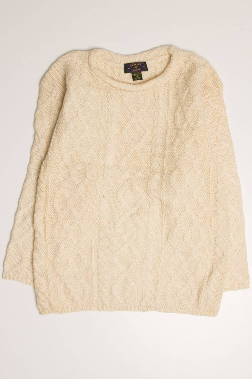 Charter Club Fisherman Sweater 797